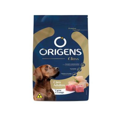Imagem de Ração Origens Class Carne E Frango Para Cães Adultos 16 Kg