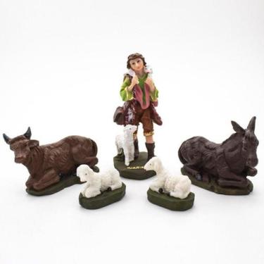 Imagem de Presépio Resina 14 Peças 12 Cm - Amém Decoração Religiosa