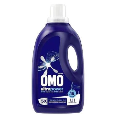 Imagem de Lava Roupas Líquido Ultra Power Omo 1,8L, 1,8L