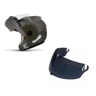 Imagem de Viseira Capacete Ebf New E8 / Ebf E08 Fume Polivisor 2.2Mm, Fume
