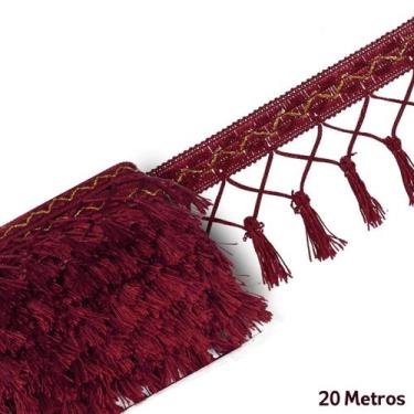 Imagem de Pingente De Seda Tassel - Fita- Vinho Claro - Nº: 520 C/20M- Nybc