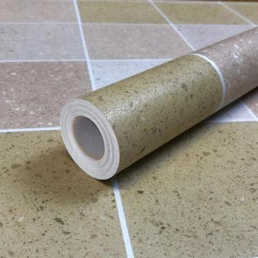 Imagem de Adesivo Vinilico Lavavel para Piso Textura Terrazzo Terroso 500x60cm -