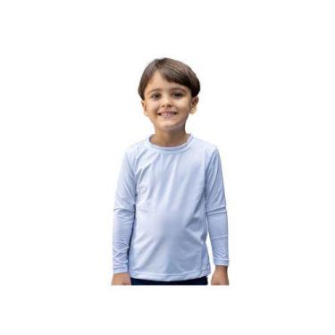 Imagem de Camisa Infantil UNISEX com Proteção UV Manga Longa BRANCA - TR4, 4
