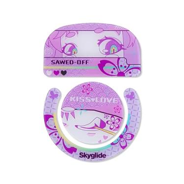 Imagem de JOMKIZ Pés de mouse mais suaves/patins feitos de vidro ultra-impecável, kit de atualização de mouse profissional suave para mouse gamer Logitech G Pro X ultraleve