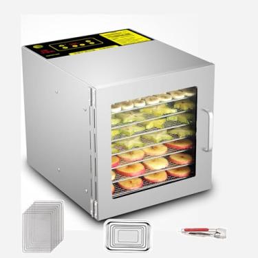 Imagem de Desidratador de alimentos, desidratador para alimentos e carne seca, com temporizador ajustável de 24 horas e controle de temperatura digital de 90-194 ℉