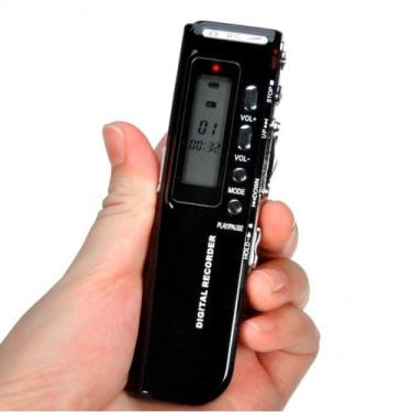 Imagem de Gravador de voz digital portátil gravação de áudio profissional ideal 