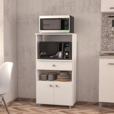 Imagem de Armário para Forno e Microondas com 2 Portas e 1 Gaveta 2310 - Mademov