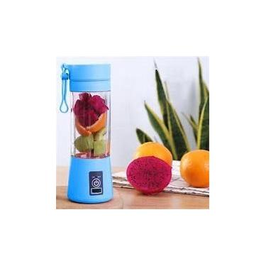 Imagem de Mini Liquidificador Portátil USB Recarregável, Azul