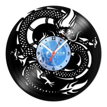 Imagem de Relógio De Parede Disco Vinil Diversos - Dragão Chinês - VDI-365 - Mod