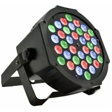Imagem de Canhão Refletor Led 36 Leds Rgb Dmx Jogo Luz - Luatek