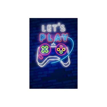 Imagem de Painel De Festa Vertical 1,50 x 2,20 - Video Game Azul e Vermelho 012 