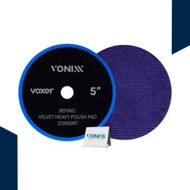 Imagem de Boina vonixx veludo azul refino 5" - VONIXX - CAR CARE PRODUCTS