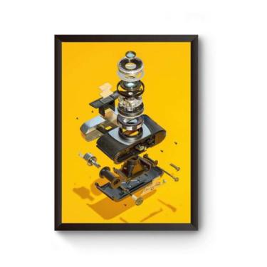 Imagem de Quadro Câmera Fotográfica Retrô - Fanarte