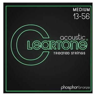 Imagem de Encordoamento Violão Cleartone Acoustic PhosBronze Aço 13-56