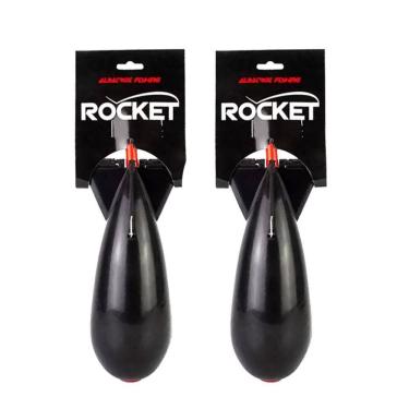 Imagem de Kit 2 Boia Pesca Cevadeira Albatroz Rocket 17cm Grande Pesqueiro Tamba Tambaqui