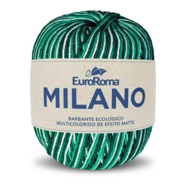 Imagem de Barbante Milano 200g N6 4/6 Fios 226m Euroroma, VERDE BANDEIRA