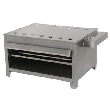 Imagem de Forno Salamandra a Gás 40x50 cm Inox SLG - 4 Metalmaq
