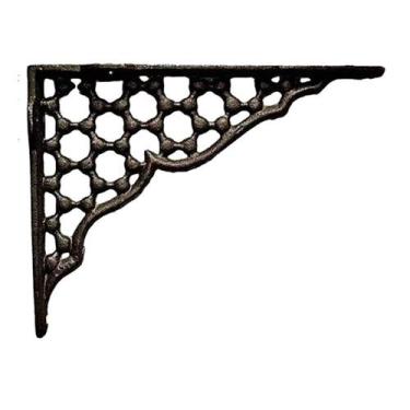 Imagem de Cantoneira Mão Francesa Hera Em Ferro Fundido N08 27X20,5Cm - Fundição