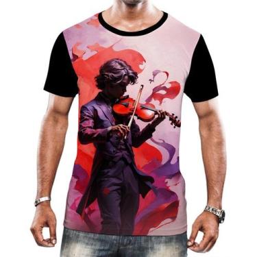 Imagem de Camiseta Camisa Tshirt Instrumento Corda Violinos Melodia 8 - Enjoy Sh