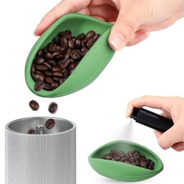 Imagem de Koluti Conjunto de copo dosador de grãos de café de silicone e frasco de spray, bandeja de medição de recipiente de dose única, kit de acessórios de barra de café, presente para amantes de café