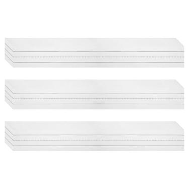 Imagem de PATIKIL 75 folhas de tiras pautadas de frases, cartolina de 7,6 cm x 61 cm, papel de escrita 210GSM, tiras de frases forradas em preto para professores, salas de aula, escritórios, casas, branco