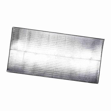 Imagem de Almofada de EVA de Folha de Alumínio Dobrável e Leve Tapete de Acampamento à Prova de Umidade e Confortável Colchão de Dormir para Piquenique (1 * 2M)