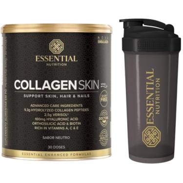 Imagem de Collagen Skin - Essential Nutrition - 30 doses - Neutro (sem sabor) + Coqueteleira Oficial
