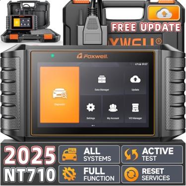 Imagem de FOXWELL NT710 Apto para ferramenta de varredura de diagnóstico Ford Lincoln Mercury, controle bidirecional com diagnóstico de sistemas completos, leitor de código de veículo de serviço, ferramenta de
