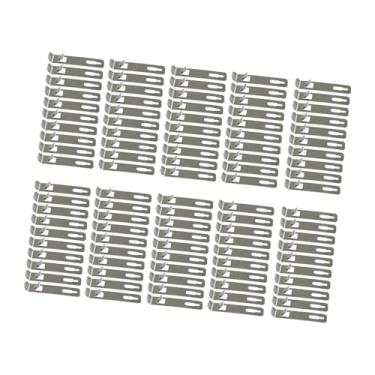 Imagem de WeiLaiKeQi 100x fixadores de gancho fixados na parede, ganchos k suporte de montagem na parede ganchos de ferragem, exibição de telha pendurado para telha fixa, aço 9x0.1x1.9cm