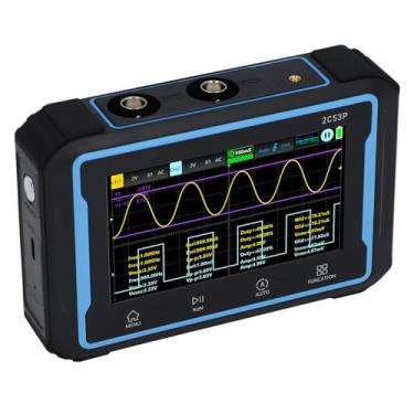Imagem de Osciloscópio Portátil 3 Em 1, Multímetro, 50 MHz, 250 Ms/s, Gerador de Sinal para Engenheiros ABS