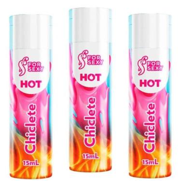 Imagem de KIT 03 Géis De Massagem Comestível Sabor Chiclete - For Sexy - Aphrodi