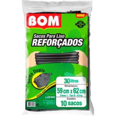 Imagem de Saco P/Lixo Bom Ref. 30Lt C/10-0028 - LAFRA