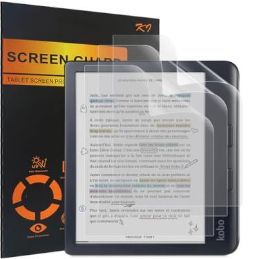 Imagem de KEANBOLL Pacote com 3 protetores de tela antirreflexo (fosco) para Kobo Libra Color 7 polegadas 2024 / Kobo Libra 2 E-Reader 17.8 cm 2021, protetor antiimpressão digital