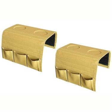 Imagem de Kit 2 Bandejas Sintética Para Sofá Porta Copos Com Porta Controle Amar