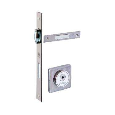 Imagem de fechadura rolete tetra quadrada 55mm cromado alianca