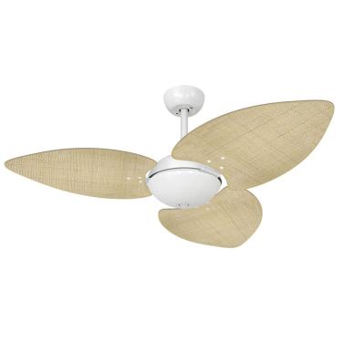 Imagem de Ventilador De Teto Volare Branco Office Dunamis Palha 220V