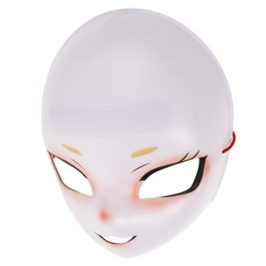 Imagem de Holibanna Fursuit Head Base Máscara Furry Fursuit Kig Base Peluda Da Cabeça Com Figurino Engraçado Roleplay Máscaras Brancas Para Kawaii Cosplay Masquerade Party Favor