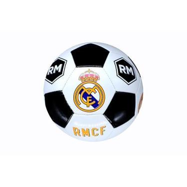 Imagem de Icon Sports Compatível com bola de futebol do Real Madrid, bola de jogador oficialmente licenciada, tamanho 5 (tecido brilhante) S grau 05