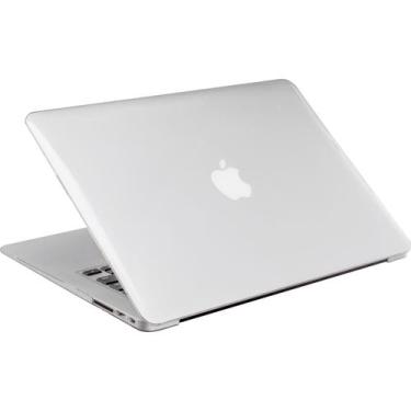 Imagem de Capa case para Macbook Air 13 M1 slim super fina crystal-X transparent
