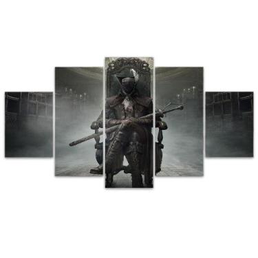 Imagem de Quadro Decorativo em Mosaico MDF Bloodborne Sentado 115x60cm - Império