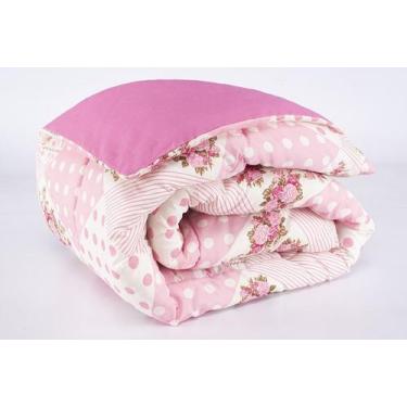 Imagem de Kit Edredom Solteiro Estampado BZ2 - 3 Peças em Algodão - Bazar Enxova