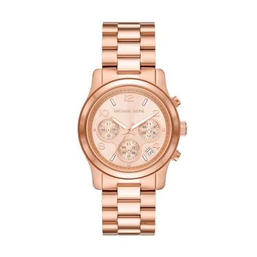 Imagem de Michael Kors Relógio feminino Runway de quartzo, Ouro rosa, One Size, MK7324 - Relógio cronógrafo Runway