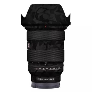 Imagem de Skin Lens Camera Skin Wrap Vinil Adesivo protetor para Sony FE 24-70 mm F2.8 GM II Acessórios de fotografia FE 2.8/24-70 GM II 2.8 (Shadow Camo Black)