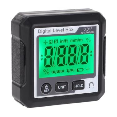 Imagem de Caixa de Nível Eletrônico Medidor de ângulo Magnético, Inclinômetro, Transferidor para Processamento de Madeira, Reparo de Automóvel, Ferramenta Portátil de Medição Digital