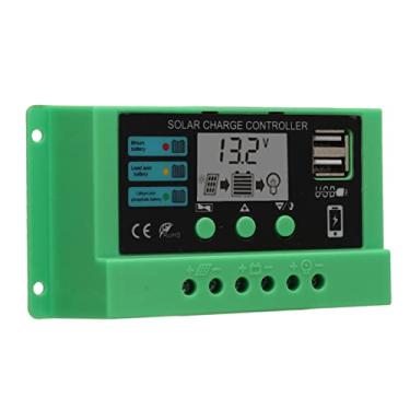 Imagem de Controlador de Carga Solar, Regulador Durável do Controlador de Carga Solar PWM Com Display LCD de 12V 24V para a Indústria (10A)