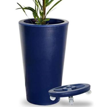 Imagem de Kit com Vaso de Planta e Suporte com Roda Para Decoração - Alpe & Arit