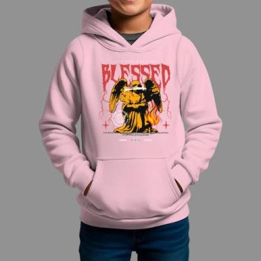 Imagem de Moletom Canguru Infanto Juvenil Streetwear Moda De Rua Inverno Blusa D