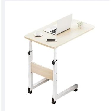 Imagem de Mesa De Centro Grande E Multifuncional Para Laptop Com RodíZios(Branco)