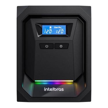 Imagem de Nobreak Bivolt Intelbras Gamer Ultimate 1000VA, Religamento Automático, 6 Tomadas