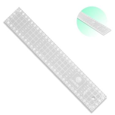 Imagem de Régua De Corte Para Patchwork Scrapbook 05x30cm Acrílico - Levolpe